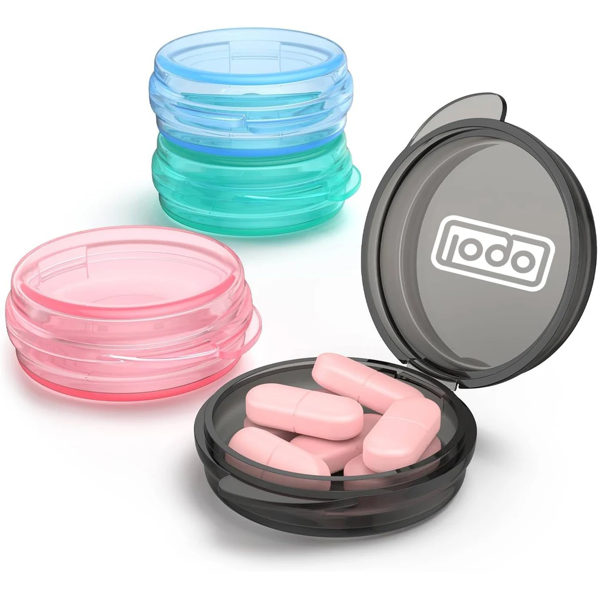 4 Pack Portable Small Pill Box 1
