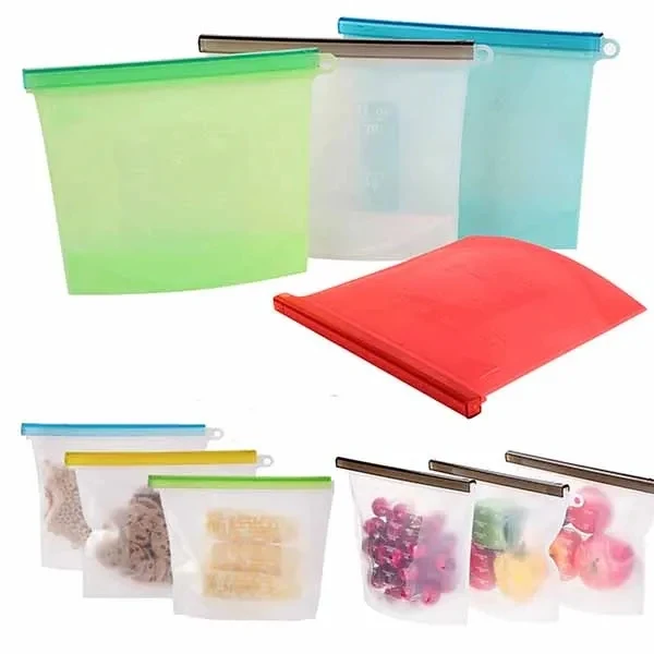 Reusable Silicone Food Storage Bags 1