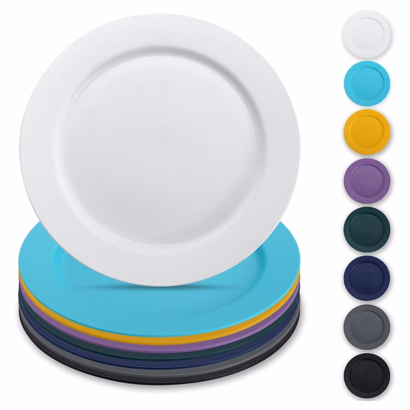 Reusable Flat Dinner Plates
