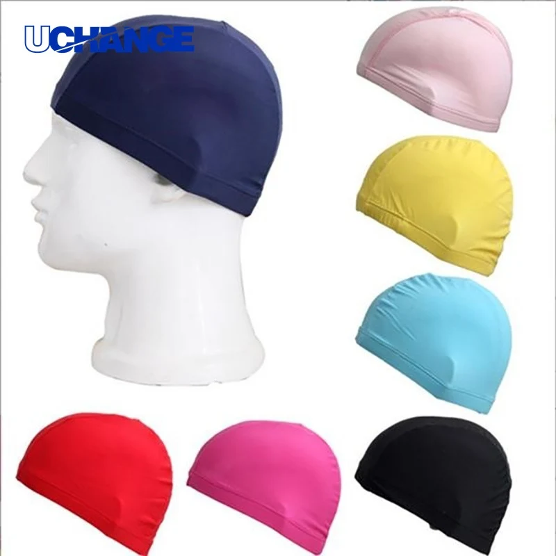 Polyester Swimming Cap with Custom Imprint 1