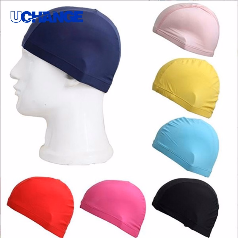 Polyester Swimming Cap with Custom Imprint