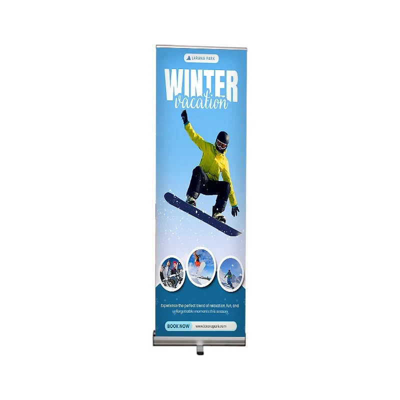 33"W x 80"H Monza™ Retractable Banner Stand Kit, Fabric 1