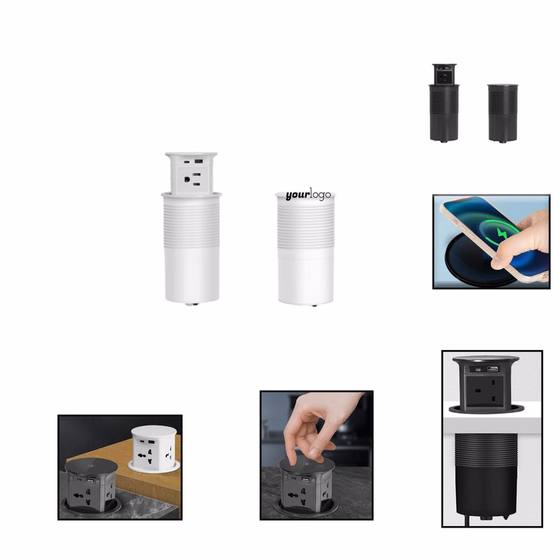 Embedded Liftable Power Strip