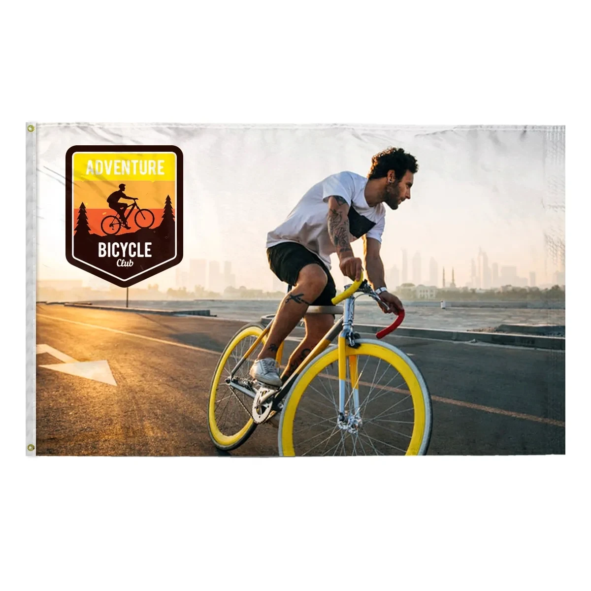 Custom Digital Print Flag 5' x 8' 2 Sided Poly 1