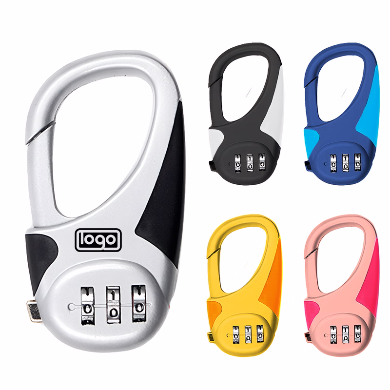 Zinc Alloy Combination Lock Carabiner