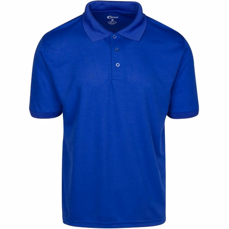 Men's Polo Shirts - Royal Blue XL Moisture Wicking