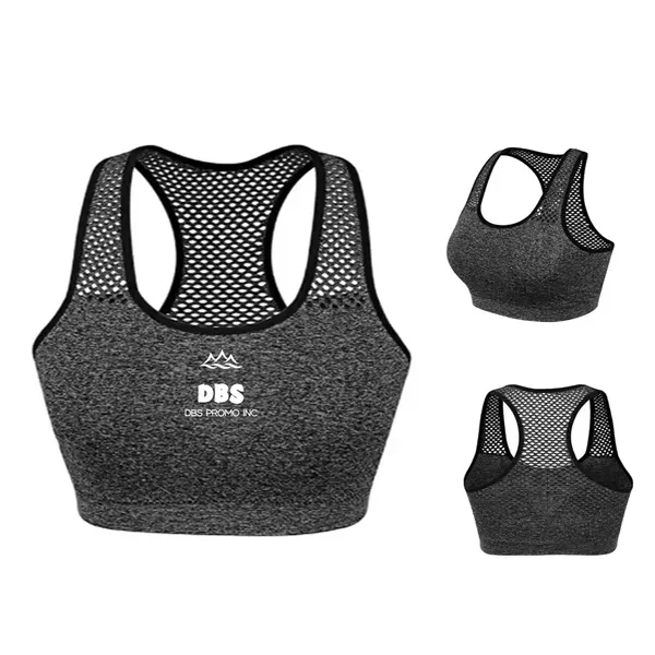 Quick-Dry Compression Workout Bra 1