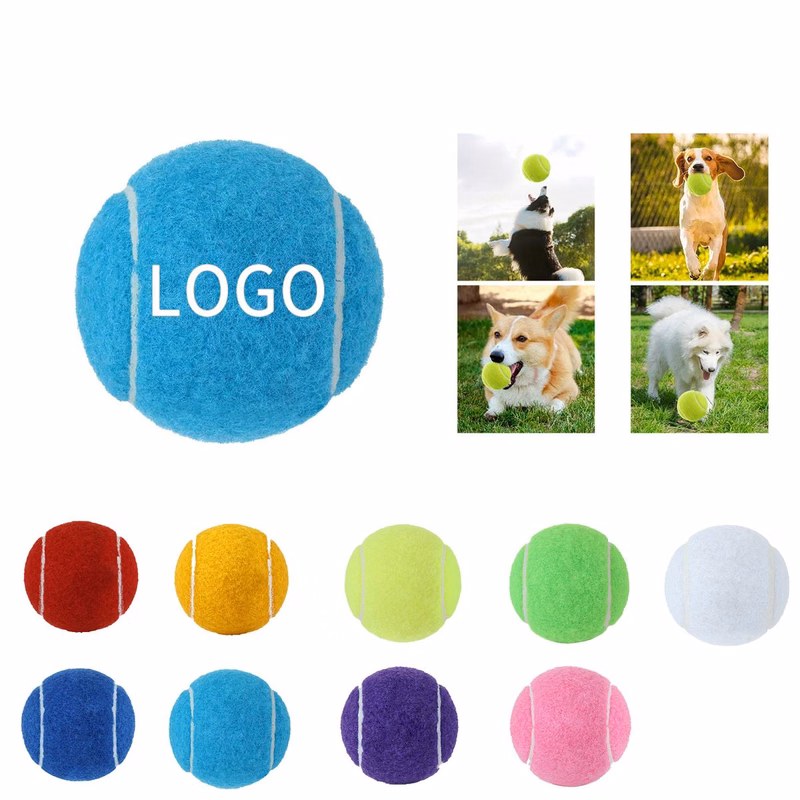 Elastic Squeaky Rubber Pet Toy Ball