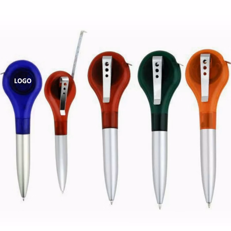 Retractable Tape Measure Ballpoint Pen