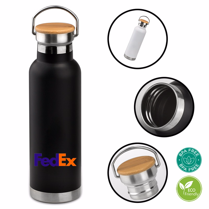 Vacuum Insulation Stainless Steel Water Bottle - 20oz