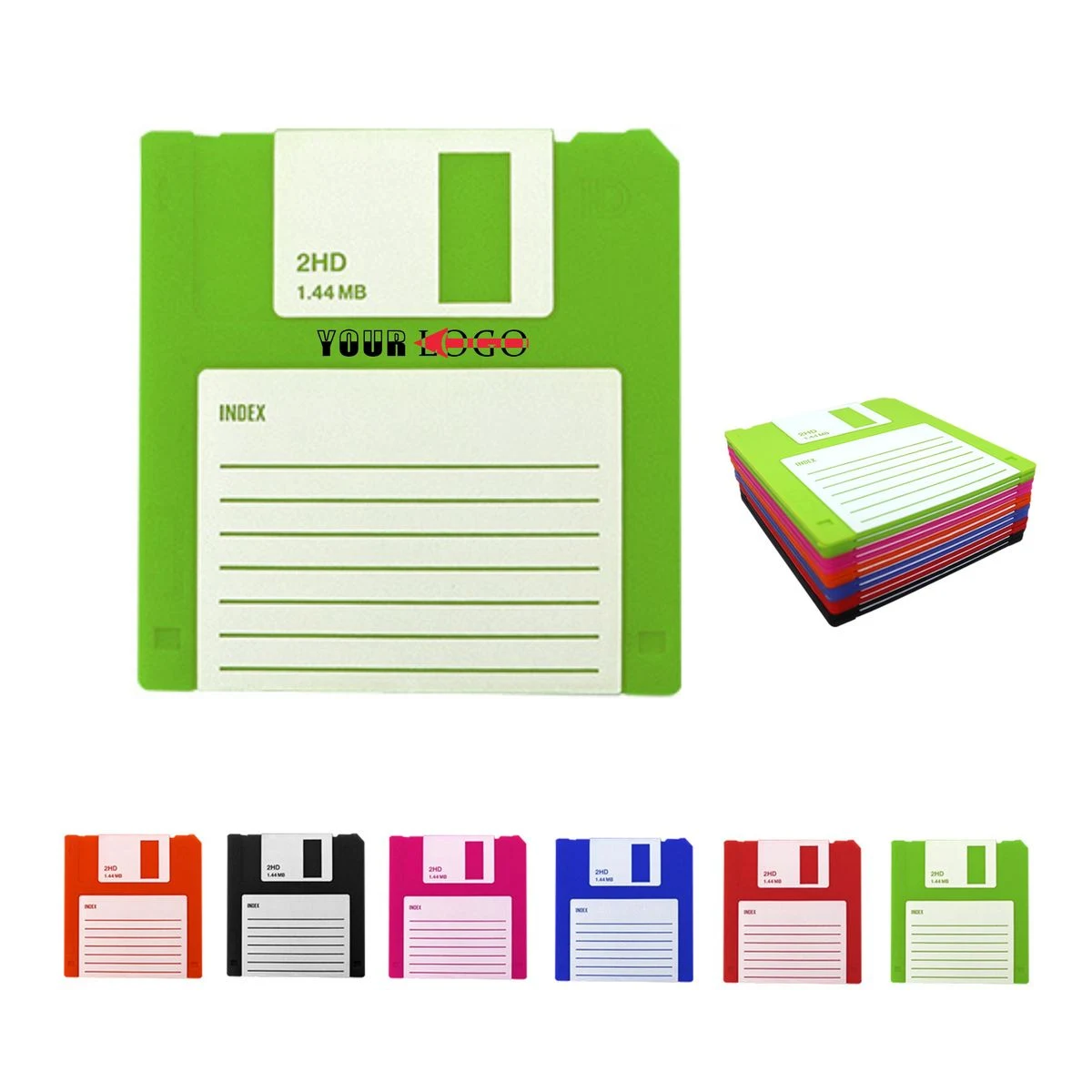 Silicone Floppy Disk Coaster 1