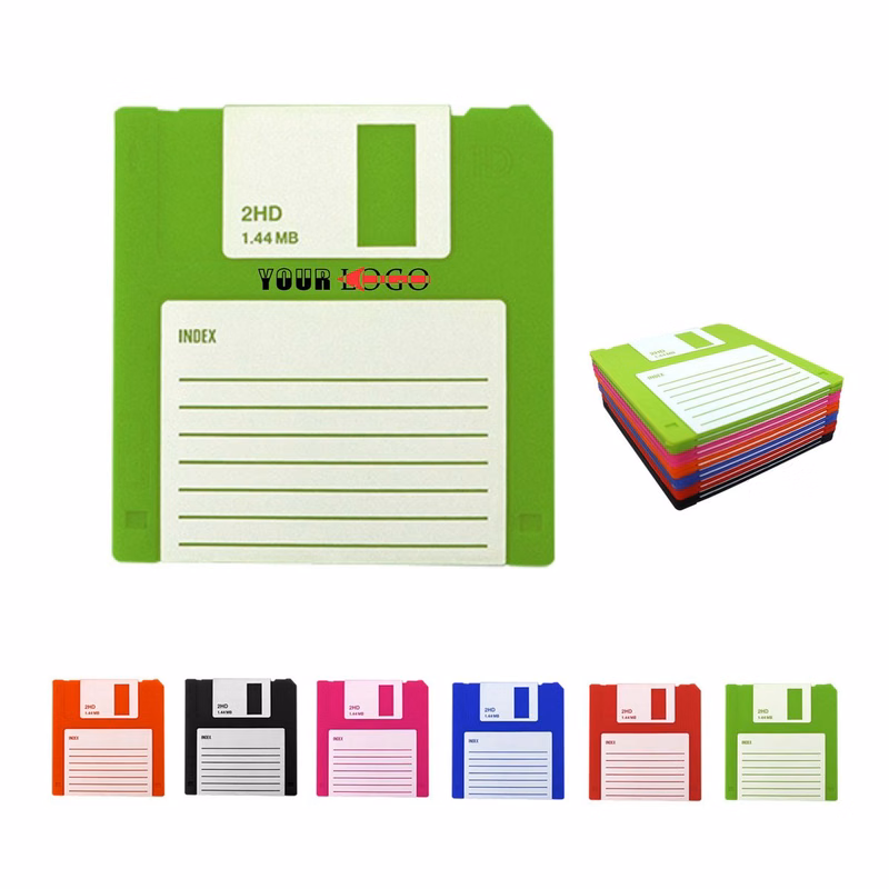 Silicone Floppy Disk Coaster