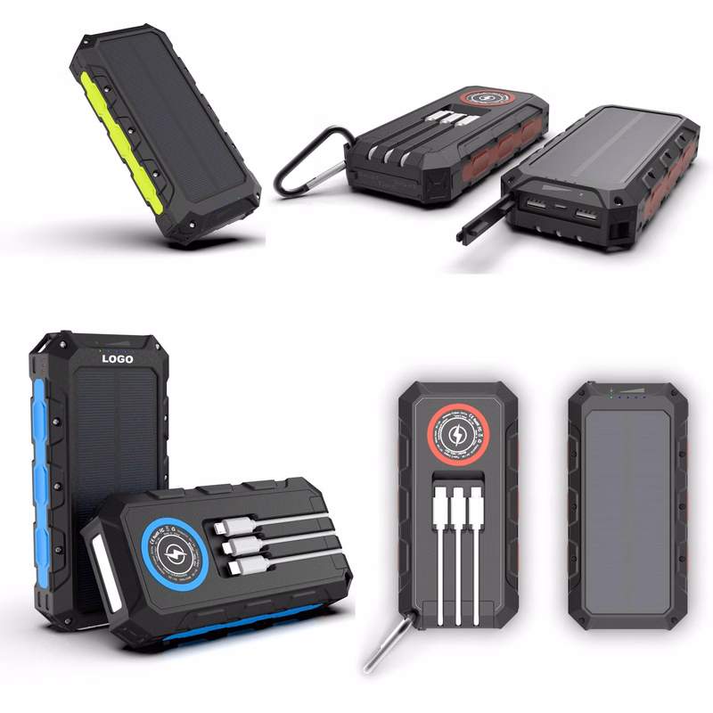 30,000mAh Fast Phone Charger Solar Power Bank
