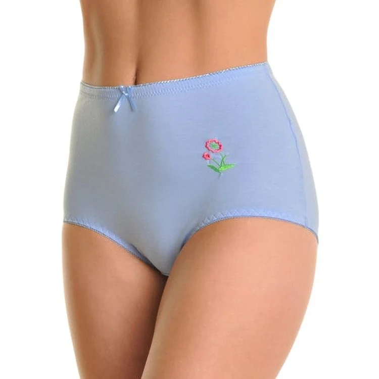 Women's Cotton High Waist Briefs - Assorted 1
