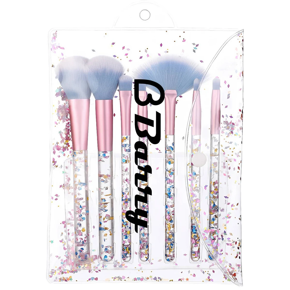 7PCS Glitter Handle Makeup Brush Set 1