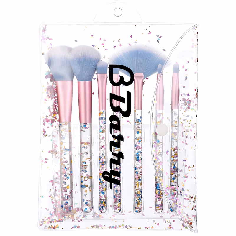 7PCS Glitter Handle Makeup Brush Set