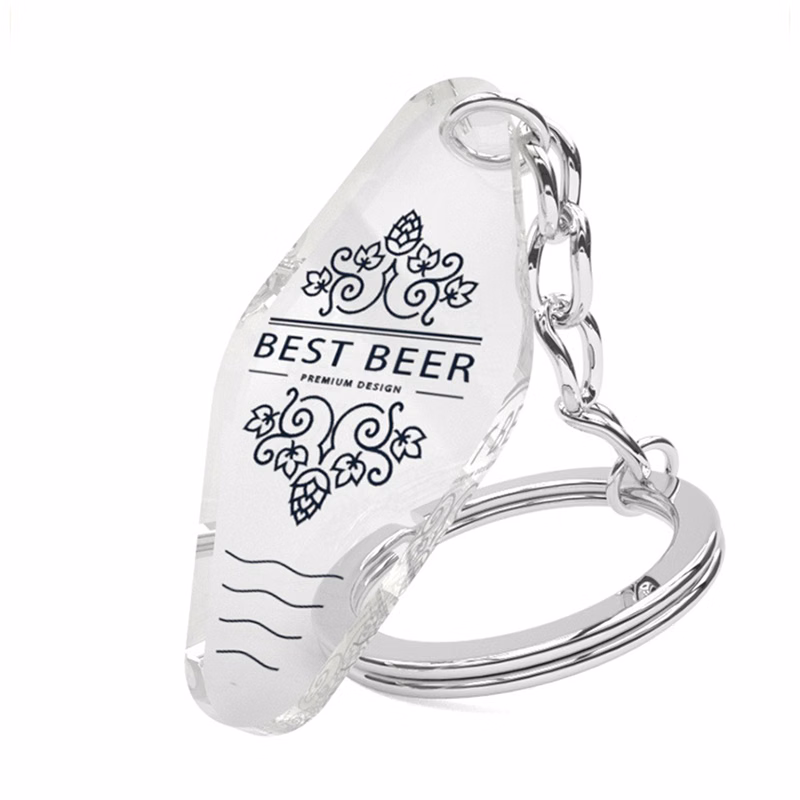 Transparent Acrylic Keychain Keyring