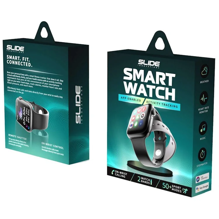 Black Smartwatch - App Enabled Activity Tracker 1