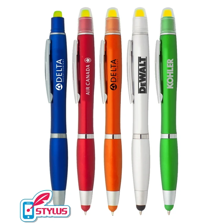 3-in-1 - Stylus Pen & Gel Highlighter Combo 1