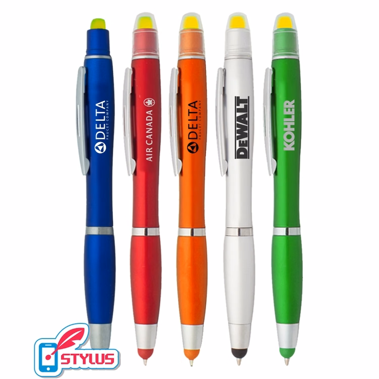 3-in-1 - Stylus Pen & Gel Highlighter Combo