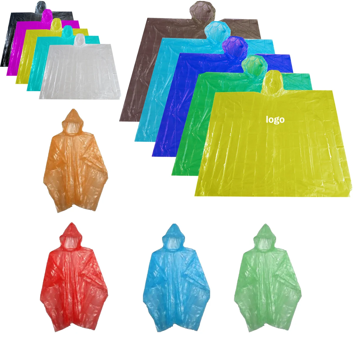 PE Disposable Rain Poncho 1