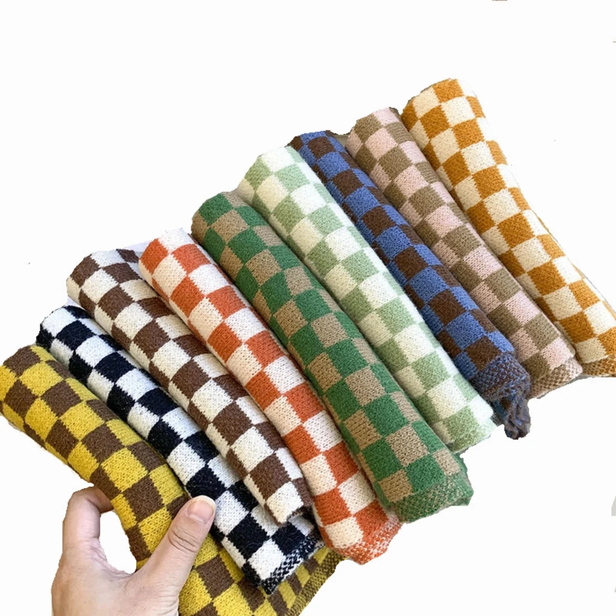 Children's Acryli Knitted Scarf 1