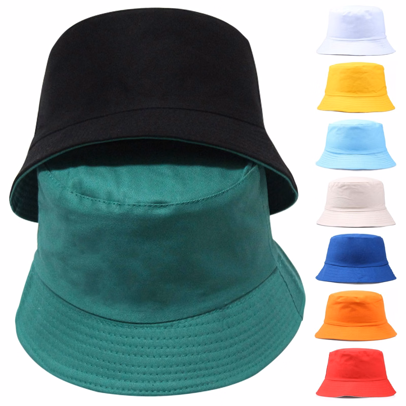 Dual Side Cotton Bucket Hats