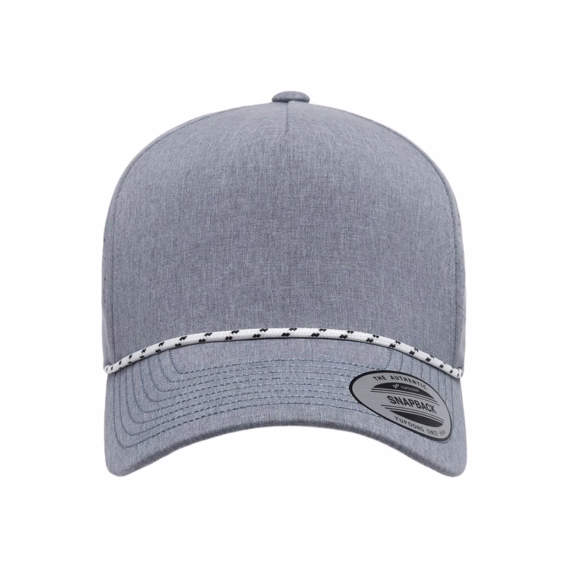 Five-Panel Perforated Rope Cap - 5389BD