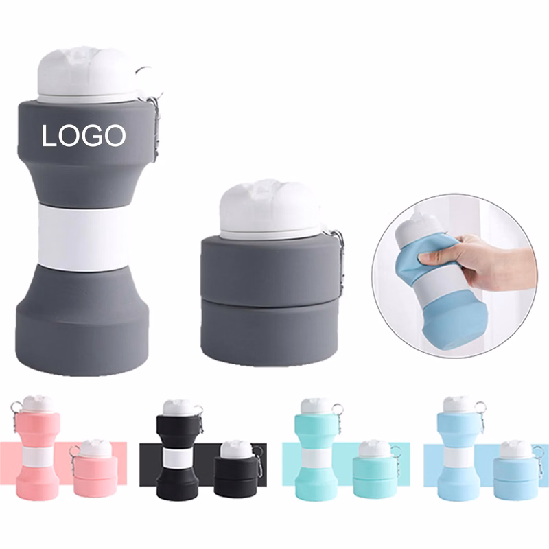 Portable Travel Silicone Folding Water Bottle