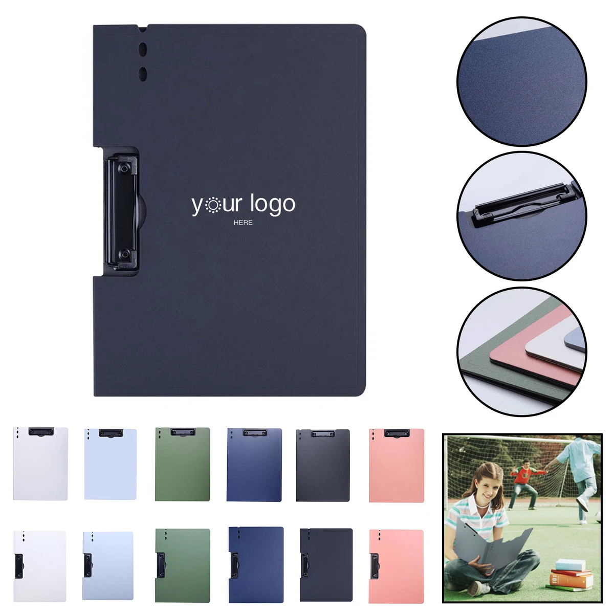 Classic Clipboards Folding Document Folder With Metal Clip 1