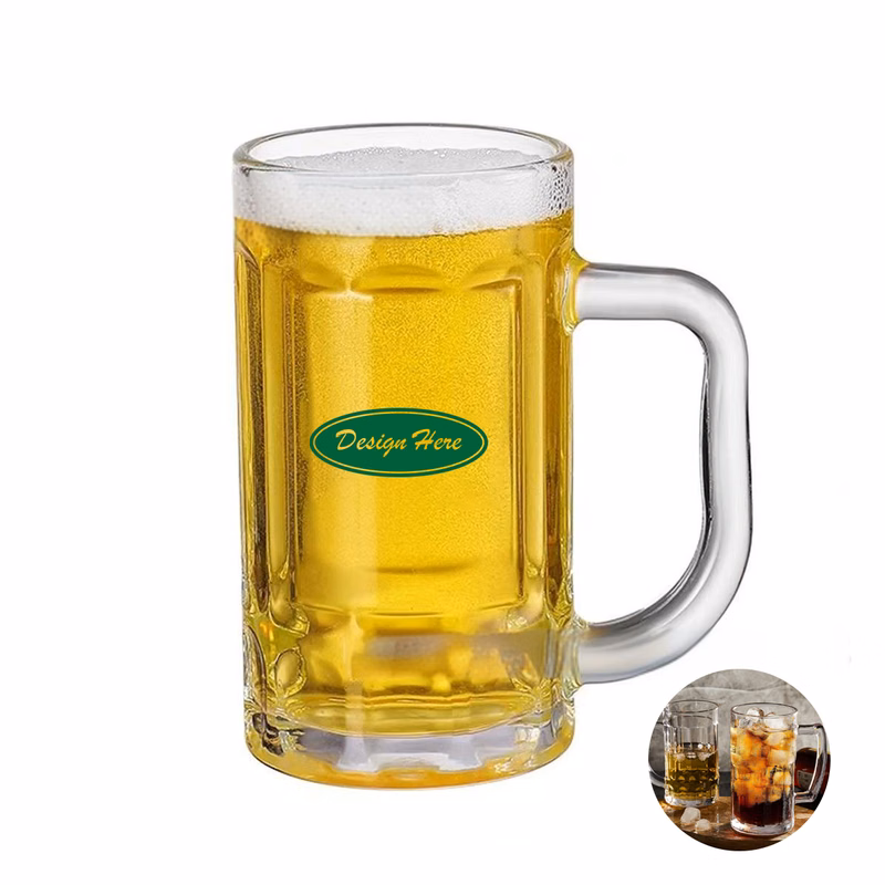 14oz Customizable Glass Beer Mug