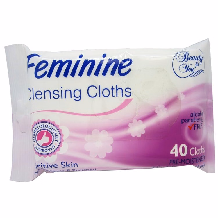 Feminine Cleansing Cloths - Sensitive Skin 40 Pack