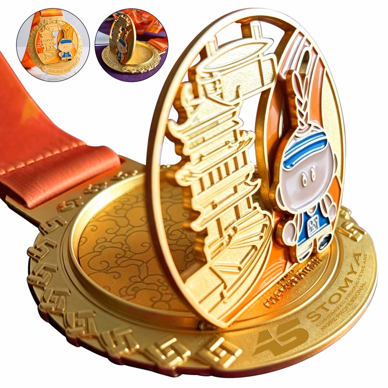 Custom Die-cast Zinc Alloy Sports Finisher Medal