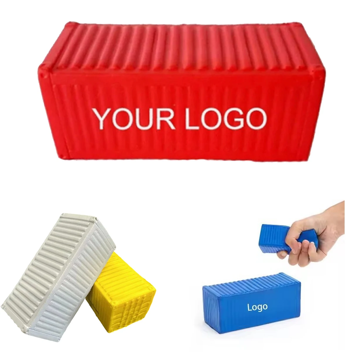 Shipping Container Squeeze Foam Stress Ball 1