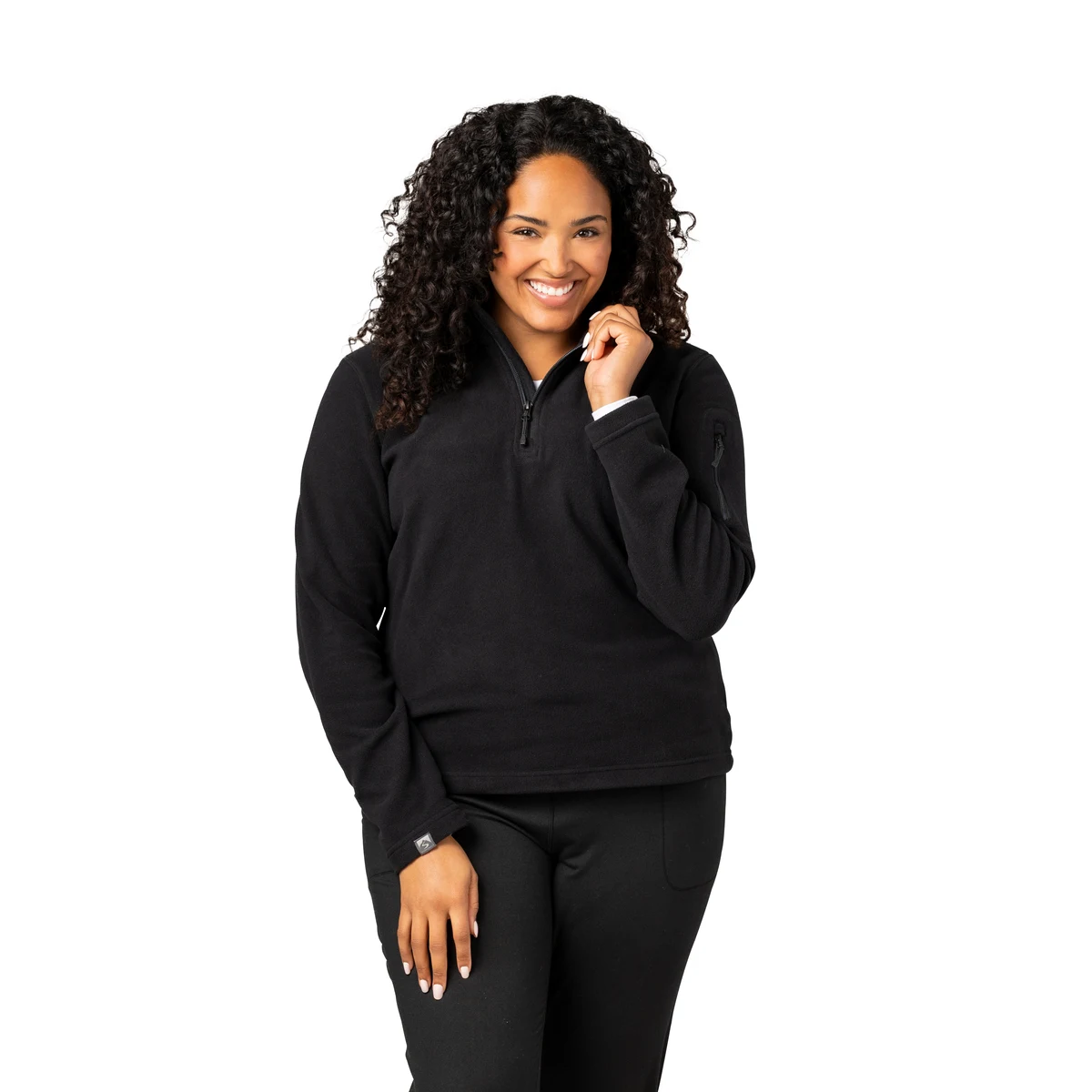 Storm Creek Women's Fireside Fleece Microfleece Quarter Zip 1