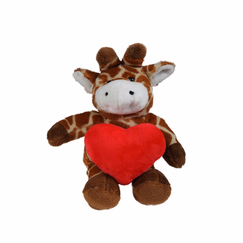 soft plush Giraffe with heart