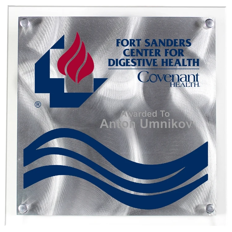 Deco Series Laser Engraved Plaque (8"x8") 1