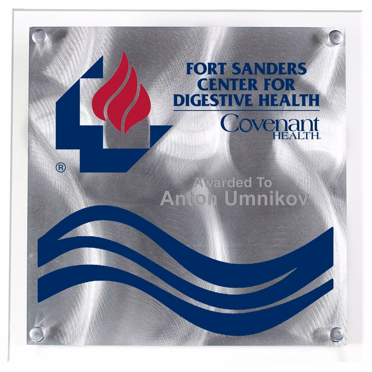 Deco Series Laser Engraved Plaque (8"x8")