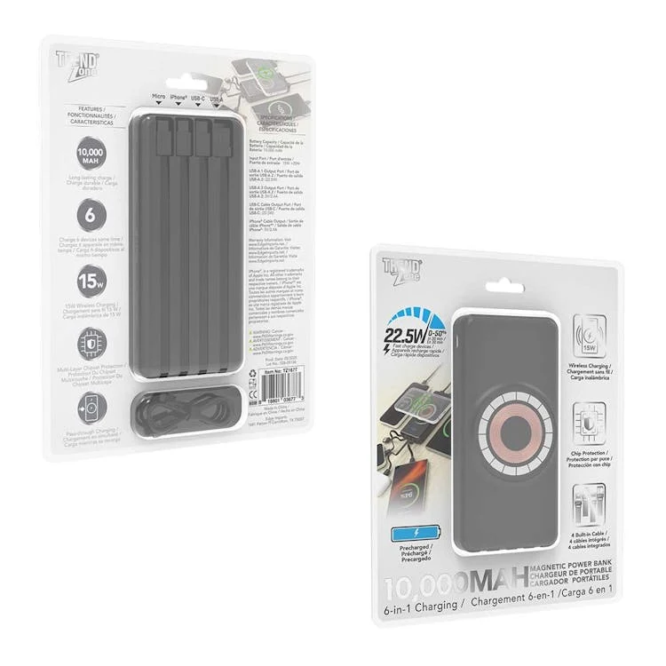 10000mAh PD Power Bank - Black 1