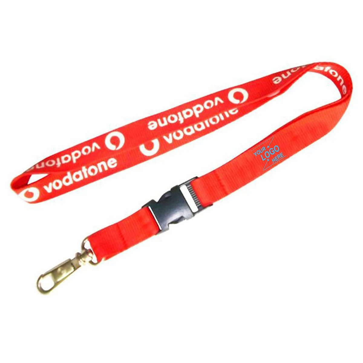 Personalized Color-Printed Lanyard with Tether Buckle 1
