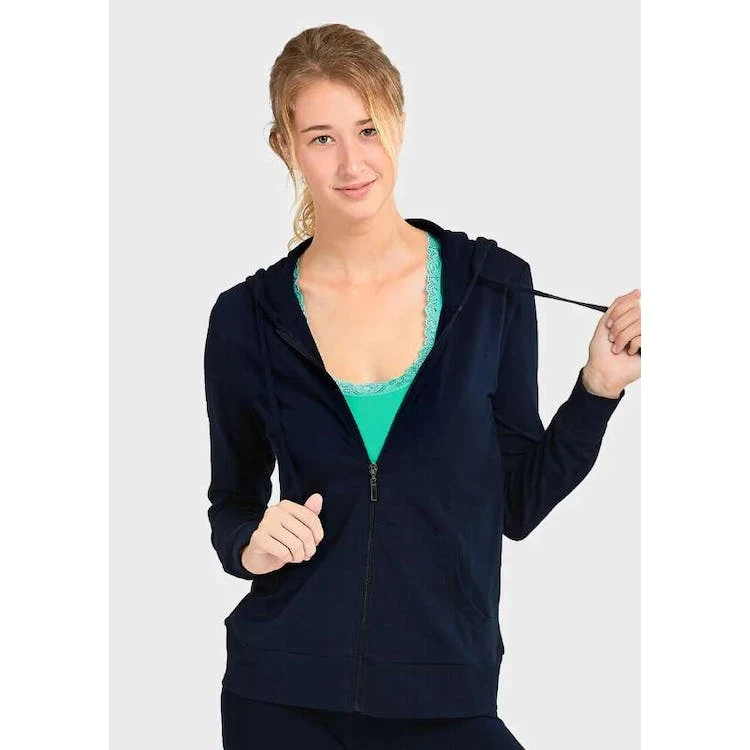 Women's Plus Size Jersey Zip-Up Hoodie Jackets - 2X 1