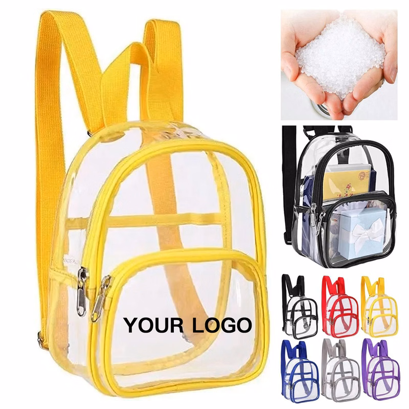 Clear PVC Mini Backpack for Stadium Events