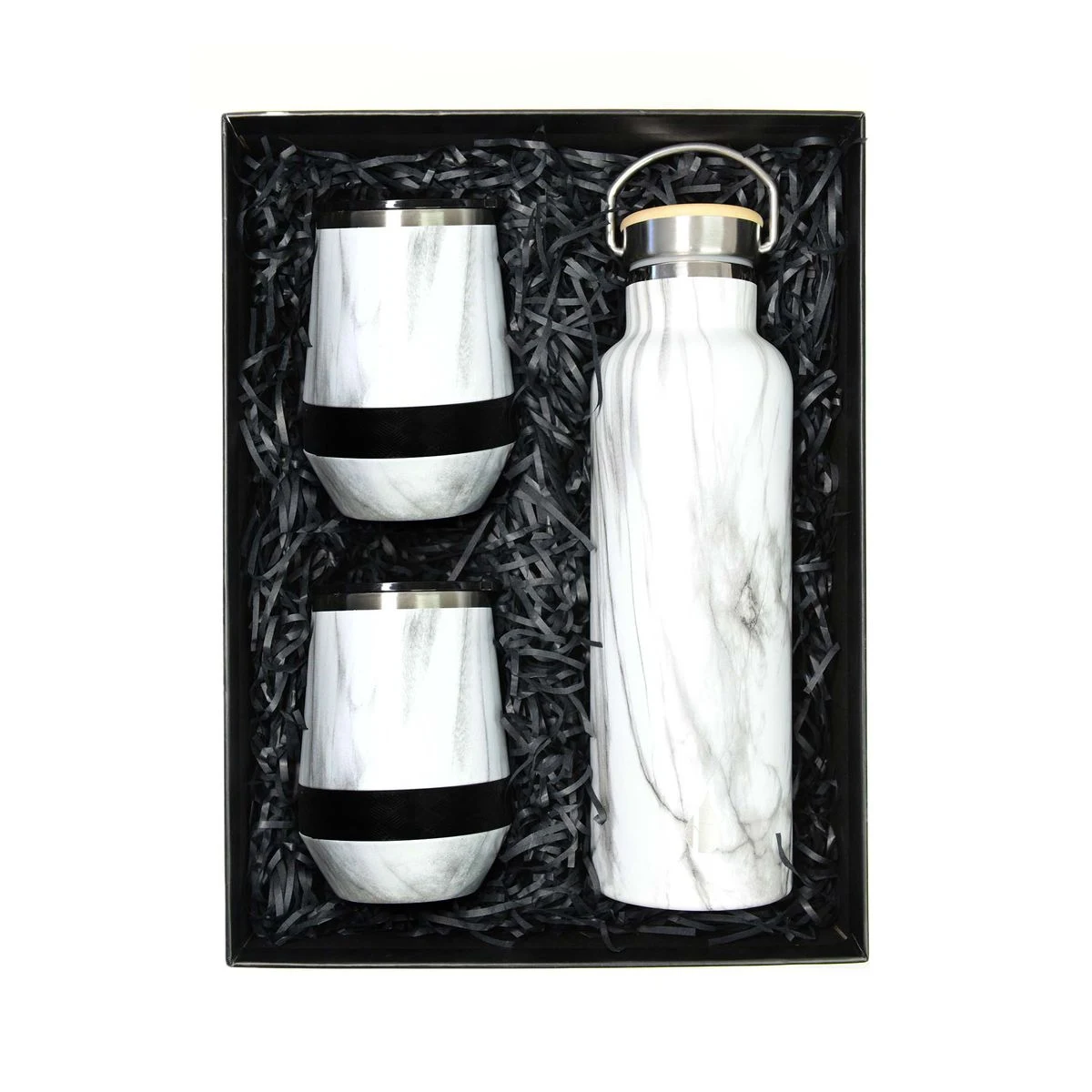 Elemental® Wine Gift Set 25oz Classic Bottle & 10oz Stemless Tumbler - Vacuum Insulated 1