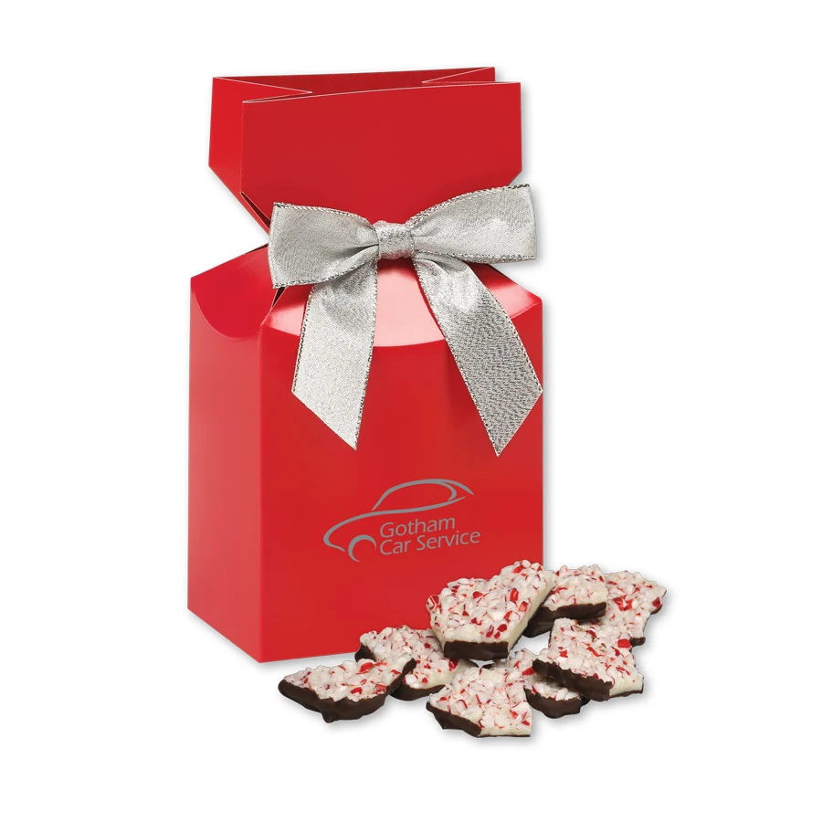 Peppermint Bark in Red Premium Delights Gift Box 1