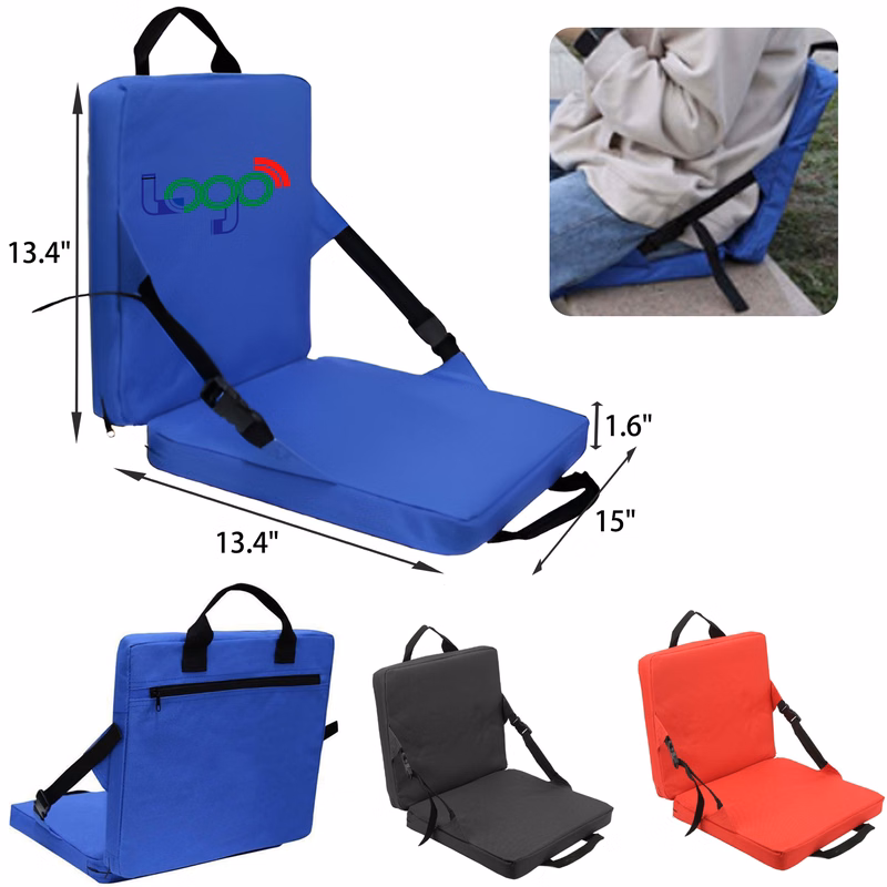 MOQ 10 PCS Stylish Portable Stadium Seat Cushion