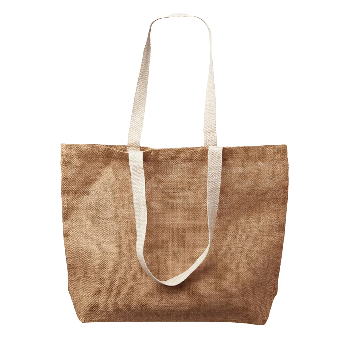 Large Natural Jute Tote Bag 1