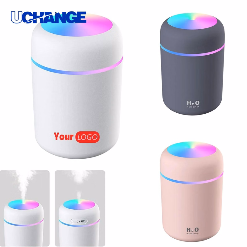 Colorful Cool Mist Mini Desktop Humidifier Device