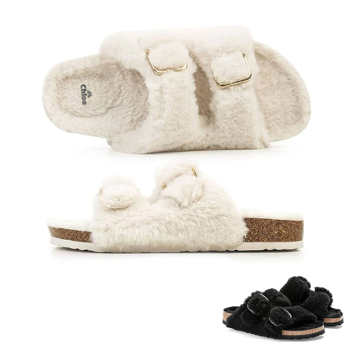 Womens Open Toe Slippers 1