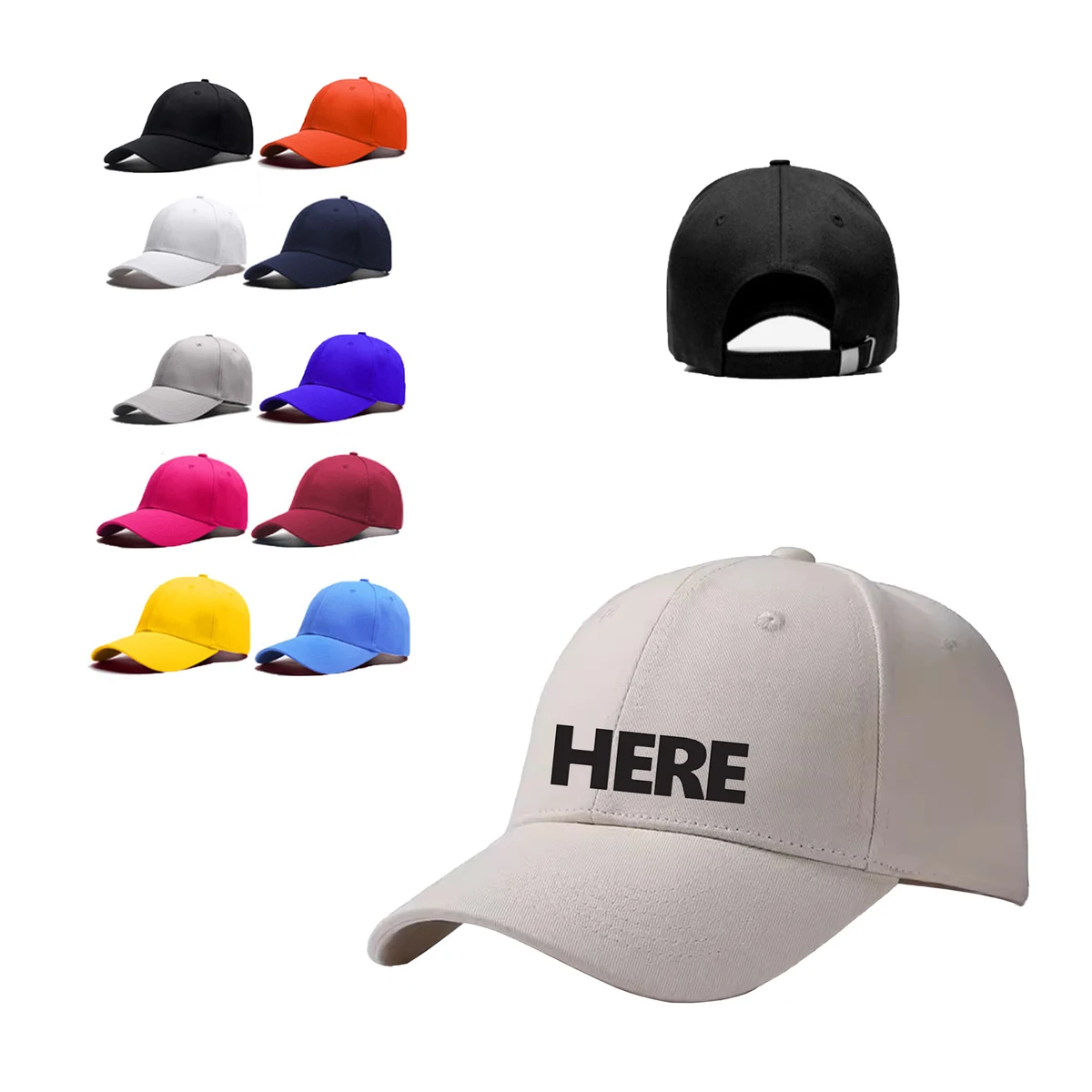 Modern Embroidery Curved Visor Cap 1