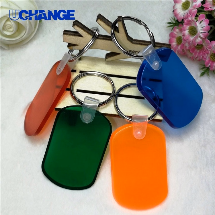 Oval PVC Keychain Flexible Molded Key Accessory